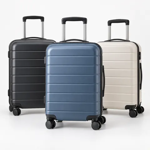 Hard shell carry-on suitcases
